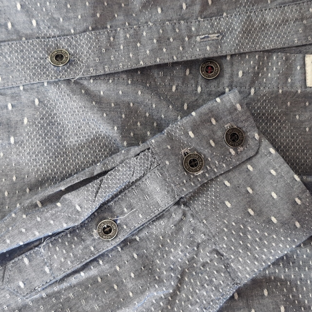 Iron Resin Patterned Button Down - image 6